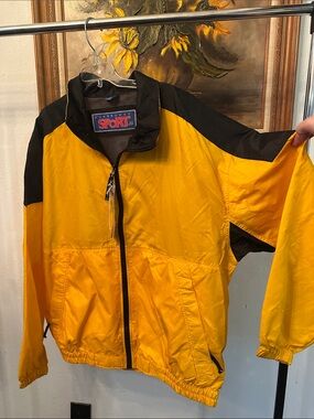 Dunbrooke Sport Yellow & Black Windbreaker Jacket